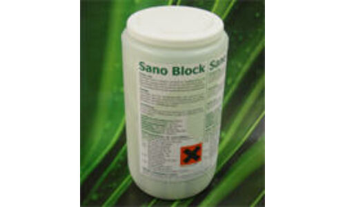 SANOSIL SANO BLOCK piszoár szagmentesítő és tisztító tabletta 1 kg  
