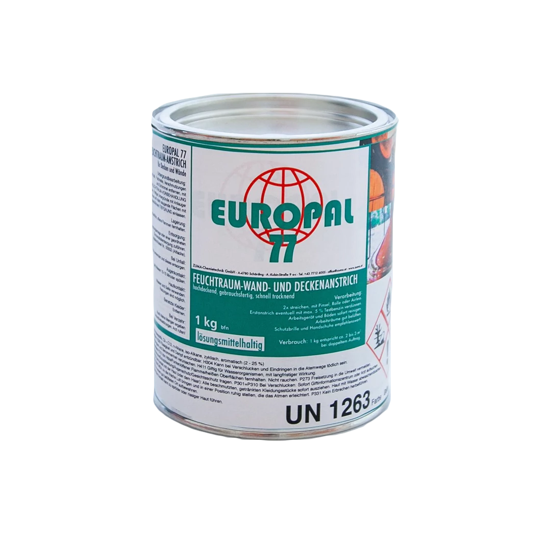 EUROPAL Extra erős gombaölő és penészgátló falfesték 1 kg - oldószeres